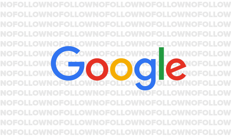 nofollow links and google logo