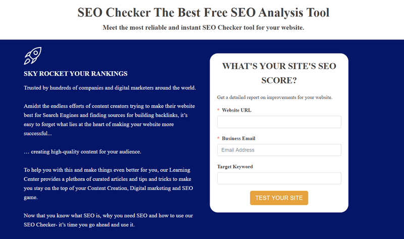 ranktoday seo score tool