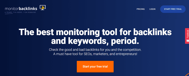 link building tools monitor backlinks