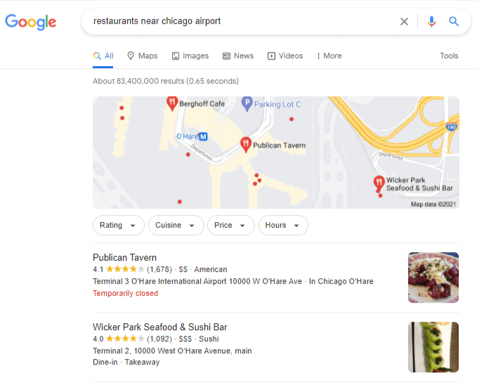 google local pack